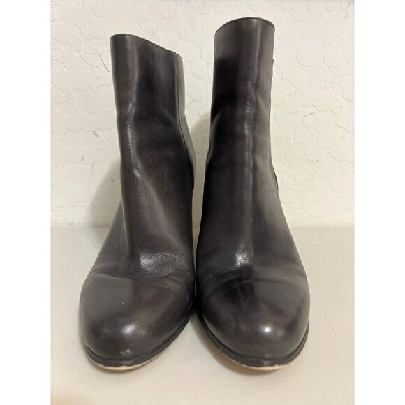 MICHAEL Michael Kors Leather Black Heeled Bootie 9M - Picture 1 of 7